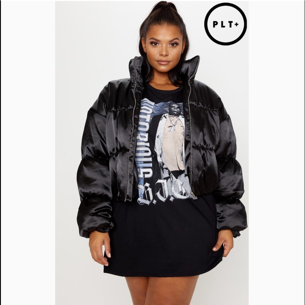 Satin Puffer Jacket